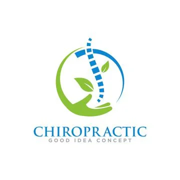 Chiropractic Logo Icon Design Vector Stock Illustration