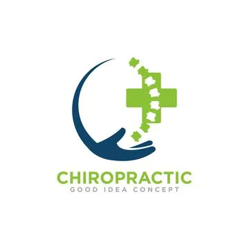 Chiropractic Logo Icon Design Vector Stock Illustration