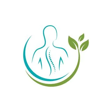 Chiropractic symbol Vector icon design illustration Stock Illustration