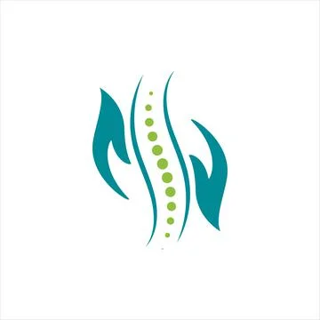 Chiropractic symbol Vector icon design illustration Stock Illustration