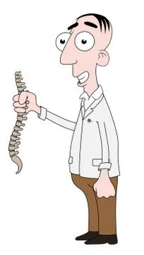 Chiropractor Stock Illustration
