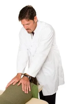 Chiropractor Working Stock Photos