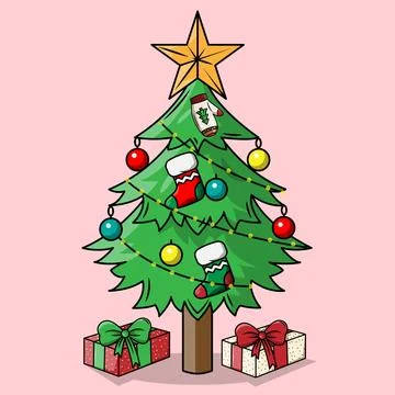 Chirstmas Tree Stock Illustration