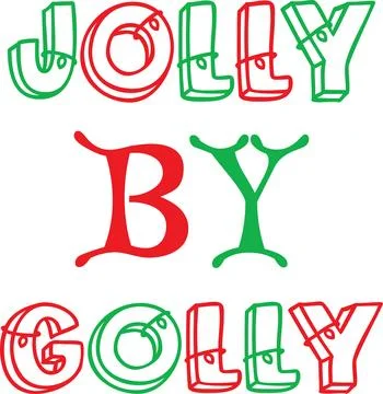 Chirstmas Typography Design. Stock Illustration