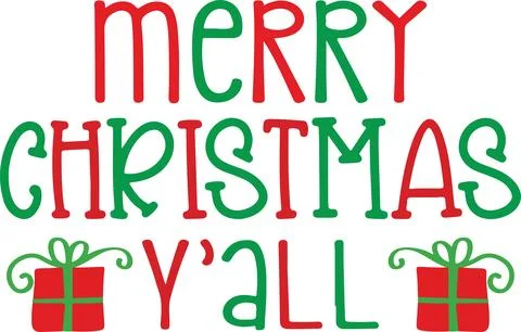 Chirstmas Typography Design. Illustrazione stock