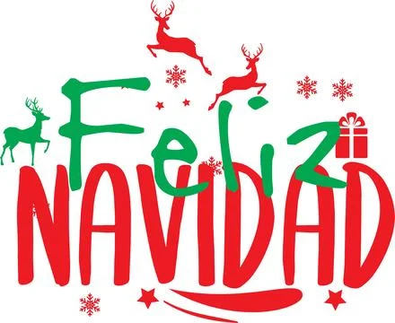 Chirstmas Typography Design. Stock Illustration