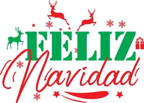 Chirstmas Typography Design. Stock Illustration