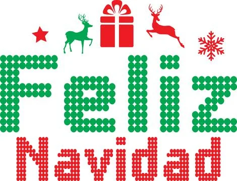 Chirstmas Typography Design. Stock Illustration
