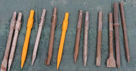Chisel Bits Hammer Drill Stock Photos