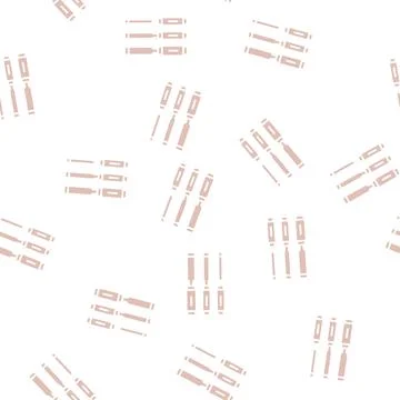 Chisel carpenter tools glyph seamless pattern Stock Illustration