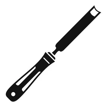 Chisel equipment icon, simple style イラスト素材