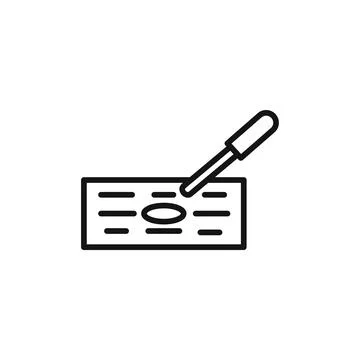 Chisel icon logo sign vector outline Stock Illustration