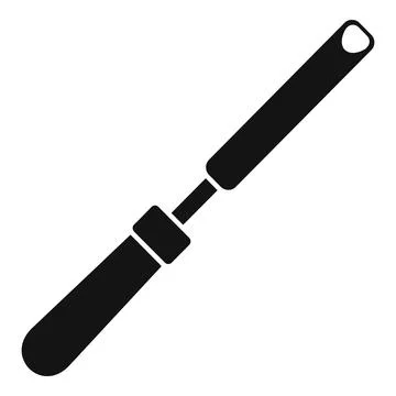 Chisel icon, simple style イラスト素材