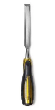 Chisel isolated on a white background Stock Photos