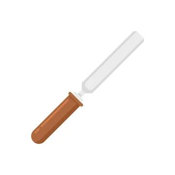 Chisel tool icon flat isolated vector Stock Illustration