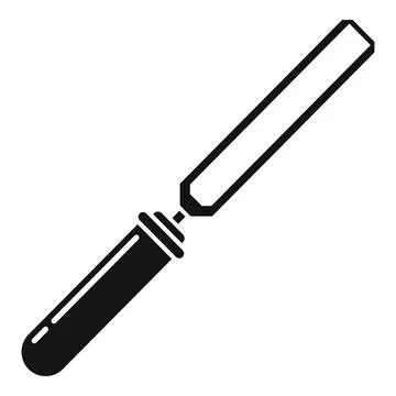 Chisel tool icon, simple style イラスト素材