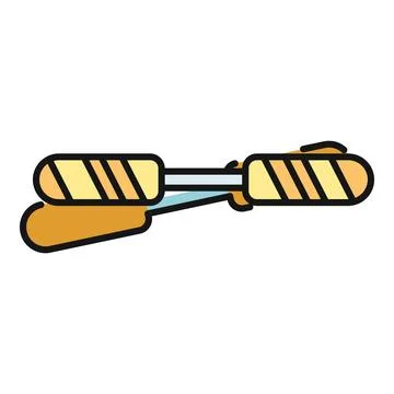 Chisel tool for woodworking and carpentry tasks Stock Illustration