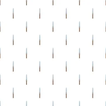 Chisel tools forming seamless pattern on white background イラスト素材