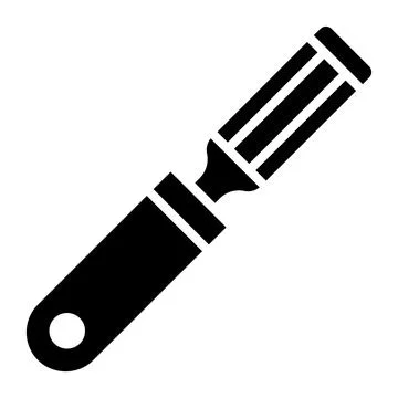 Chisel Vector Icon Design Illustration Stock Illustration