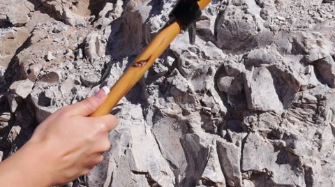 Chiseling Rocks 3686 Stock Footage 31907231