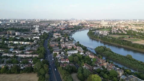 Chiswick by the river, Hammersmith, Barnes, 31st July 2026, 3pm Stock Footage 340661369