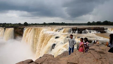 Chitrakote Falls Stock Footage 115067443