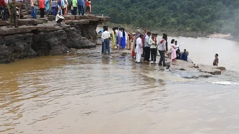 Chitrakote Falls Stock Footage 115067489