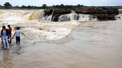 Chitrakote Falls Stock Footage 115067492