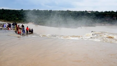 Chitrakote Falls Stock Footage 115067498