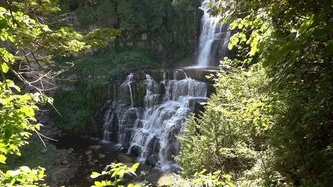 Chittenango Falls Stock Footage 70051248