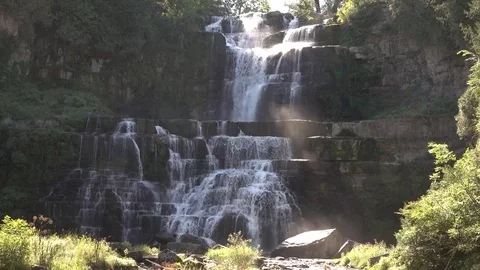 Chittenango Falls In Real Time Stock-Footage 70051260