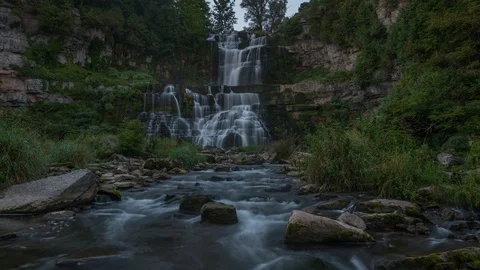 Chittenango Falls Time Lapse Stock-Footage 70052373