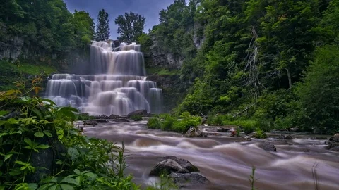 Chittenango Falls Timelapse Stock-Footage 82390352