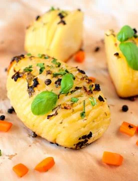 Chive and potato Stock Photos