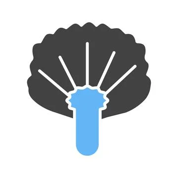 Chive Blossoms Icon Image. Stock Illustration