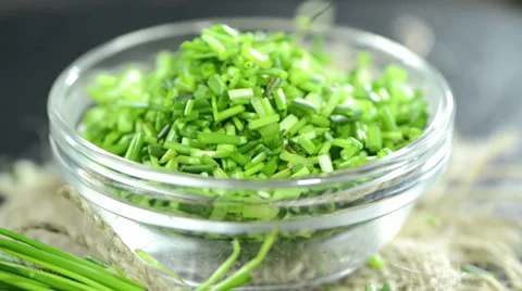 Chive (loopable video) Stock Footage 36115842