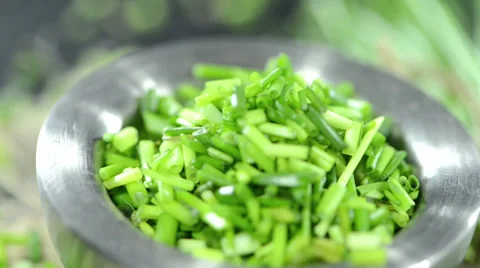 Chive (loopable video) Stock Footage 36116149