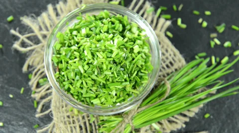 Chive (not loopable) Stock Footage 36118052