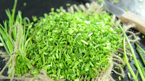 Chive (not loopable) Stock Footage 36119981
