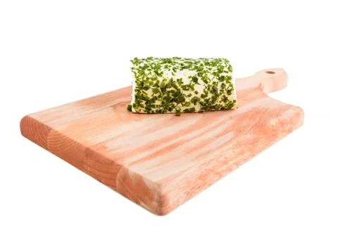 Chives cheese 스톡 사진