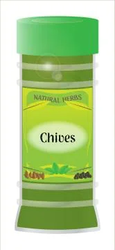 Chives Stock Illustration