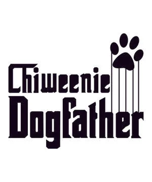 Chiweenie Dogfather Stock Illustration
