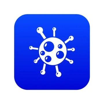 Chlamydia virus icon blue Stock Illustration