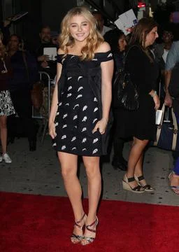  Chloe Grace Moretz at The Equalizer premiere in New York City. 22 Septemb... Stock Photos