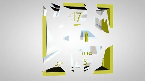 Chlorine. Element of the periodic table of the Mendeleev system. Stock Footage 81471435