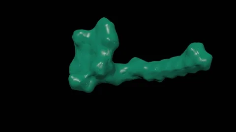 Chlorophyll molecule rotating with both solid and atomic models displayed Video stock 62548572