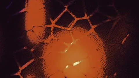 Chloroplast cell animation under the microscope. Motion. Microscopic formation Stockillustratie