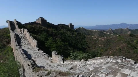 CHN2001069: Jinshanling section of the Great Wall of China Stock Footage 170529855