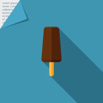 Choc-ice icon 스톡 일러스트