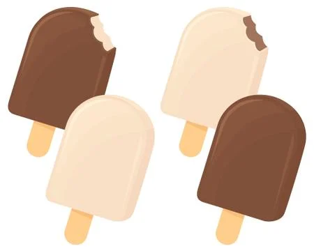 Choc ice Stock Illustration